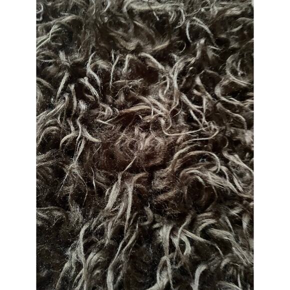 Boden Womens/Teens Faux Fur Vest with one Suede tie in front Size Medium Brown - Picture 8 of 9